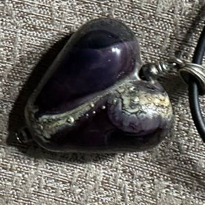 Lampwork bead necklace